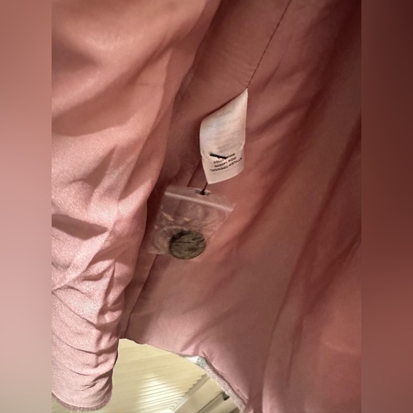 NWOT City Mornings Pink Plaid Trench Coat - Picture 9 of 9